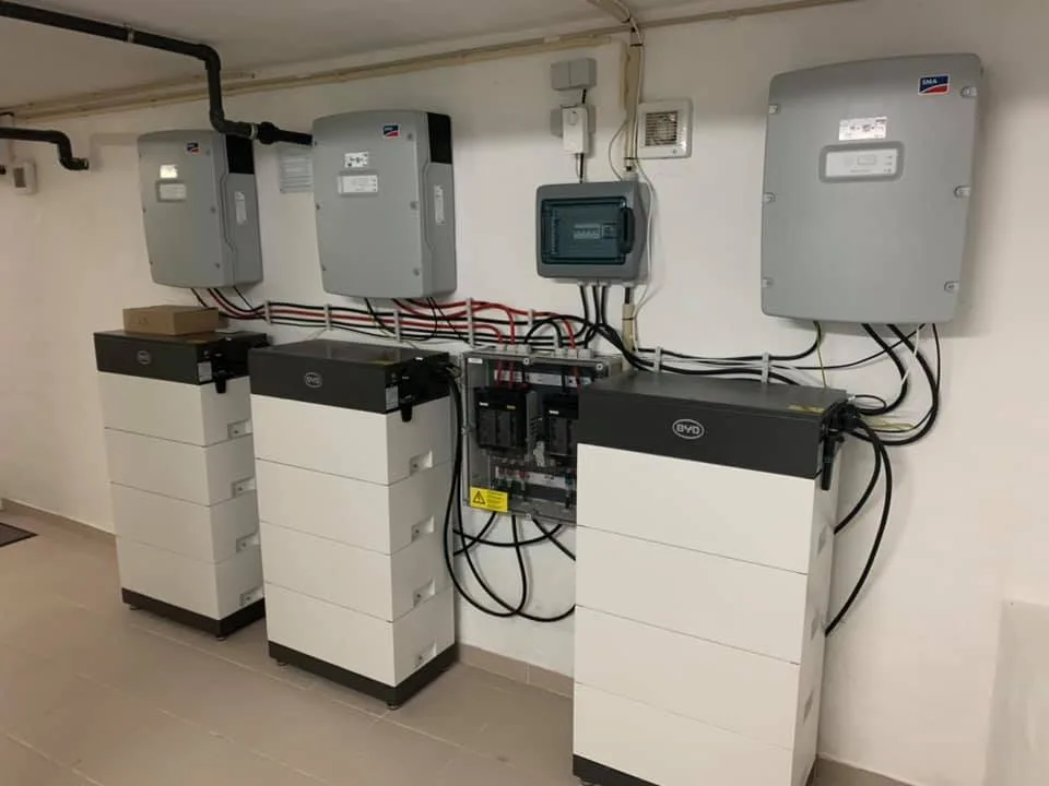 Home battery storage unit installed in the Algarve