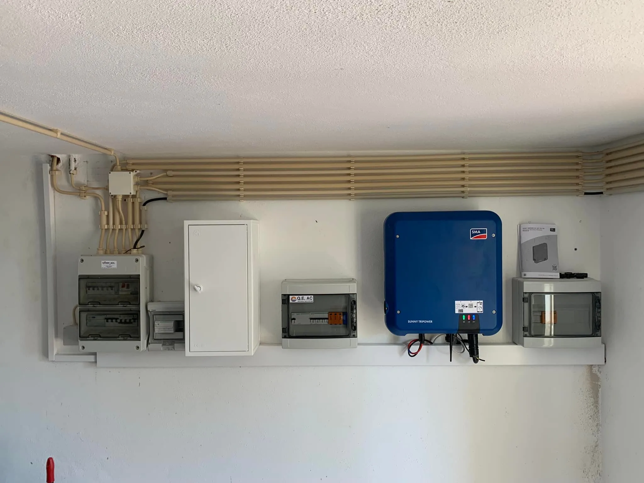Battery installation